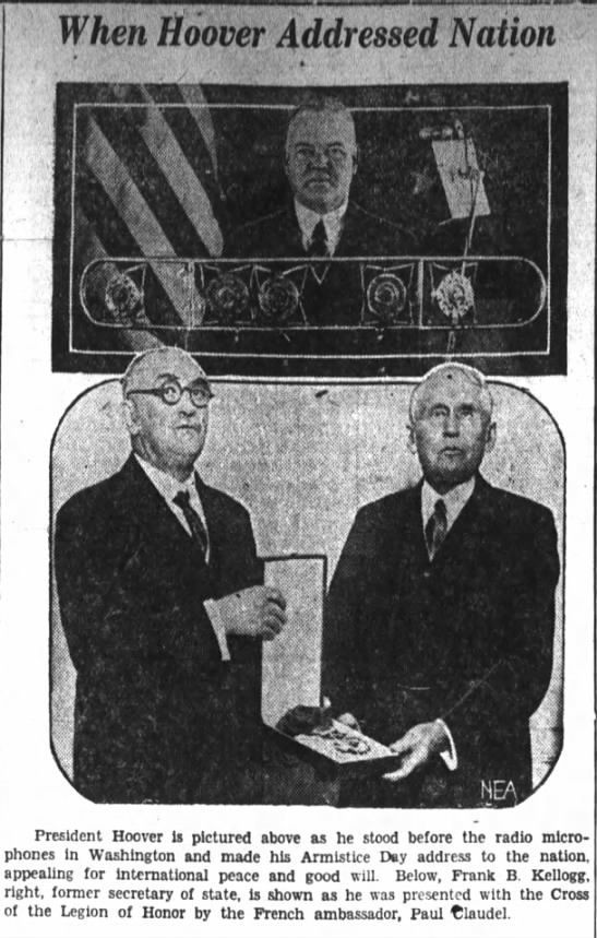 When Hoover Addressed the Nation